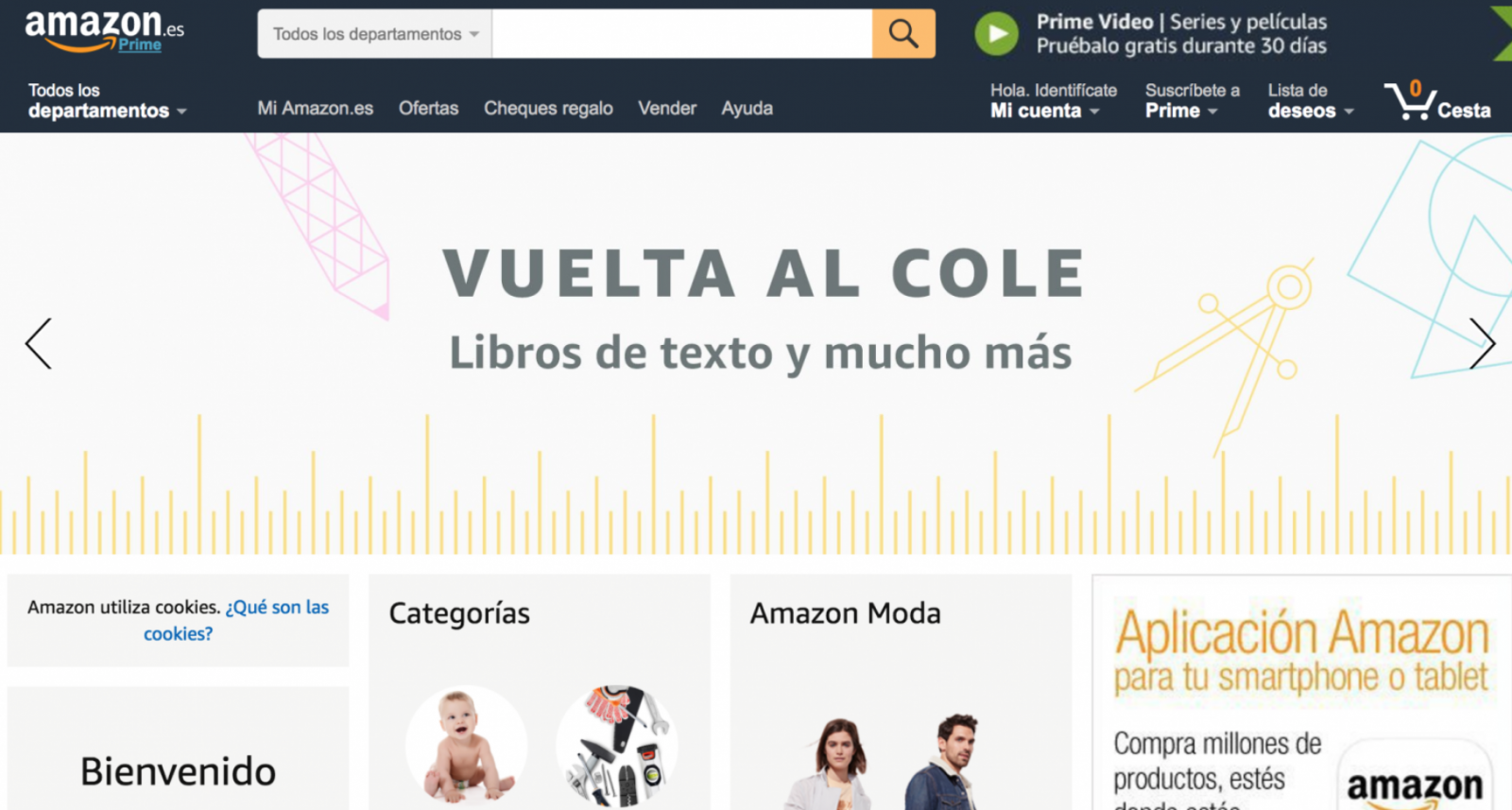 Tienda online Amazon