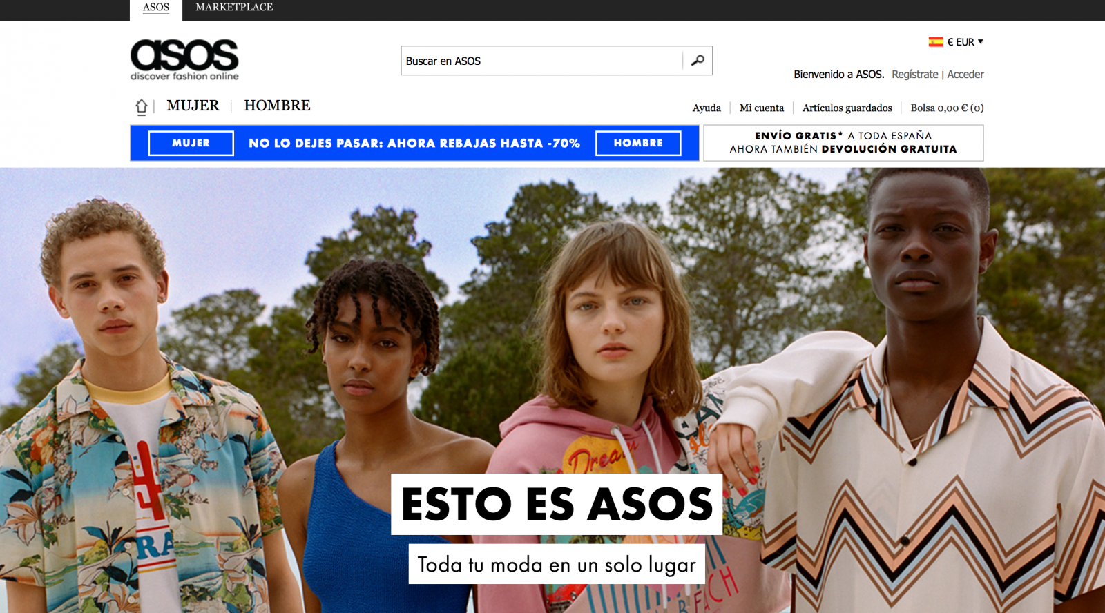 tienda online asos