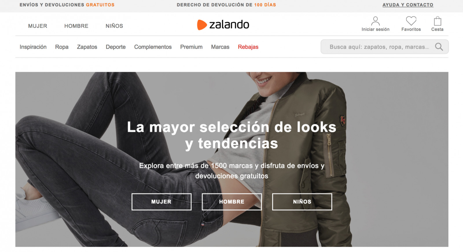 Tienda online zalando